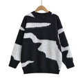 Damen Pullover mit modernem Grafikmuster R&B