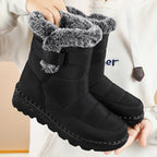 Damen Kuschelige Winterstiefel mit Futter und rutschfester Sohle R&B