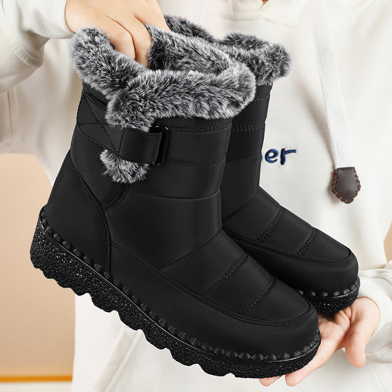Damen Kuschelige Winterstiefel mit Futter und rutschfester Sohle R&B
