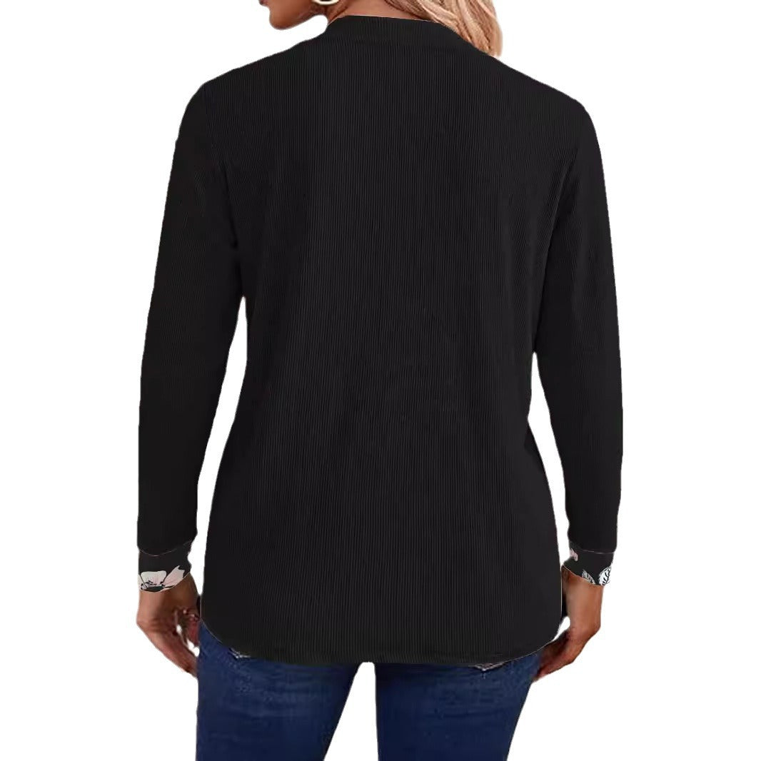Damen Freizeitjacke mit modischem floralen Akzent und elegantem Schnitt R&B