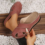 Damen Clogs mit atmungsaktiven Cut-Outs und rutschfester Sohle R&B