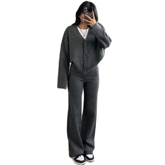 Damen lässiger Strickanzug R&B