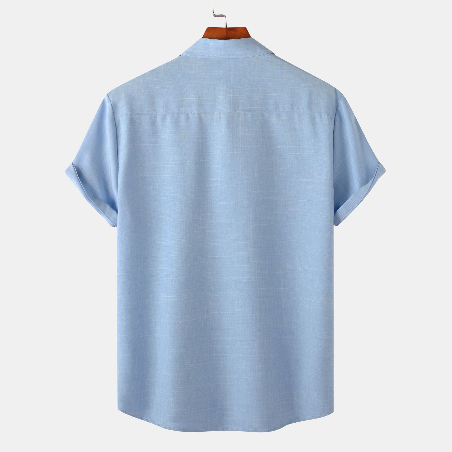 Herren Kurzarmhemd mit leichtem, atmungsaktivem Stoff und minimalistischem Design