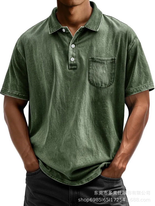 R&B | Button-Down-Hemd mit Revers
