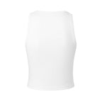 Damen Crop-Top mit inspirierendem Schriftzug und figurbetontem Design R&B