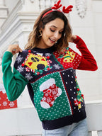 R&B | Der Patchwork-Weihnachtspullover Herren