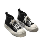 Damen Hochschaft Sneakers mit stylischem Plateau und robustem Obermaterial
