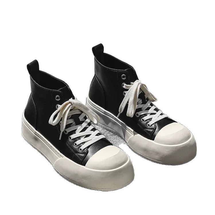 Damen Hochschaft Sneakers mit stylischem Plateau und robustem Obermaterial