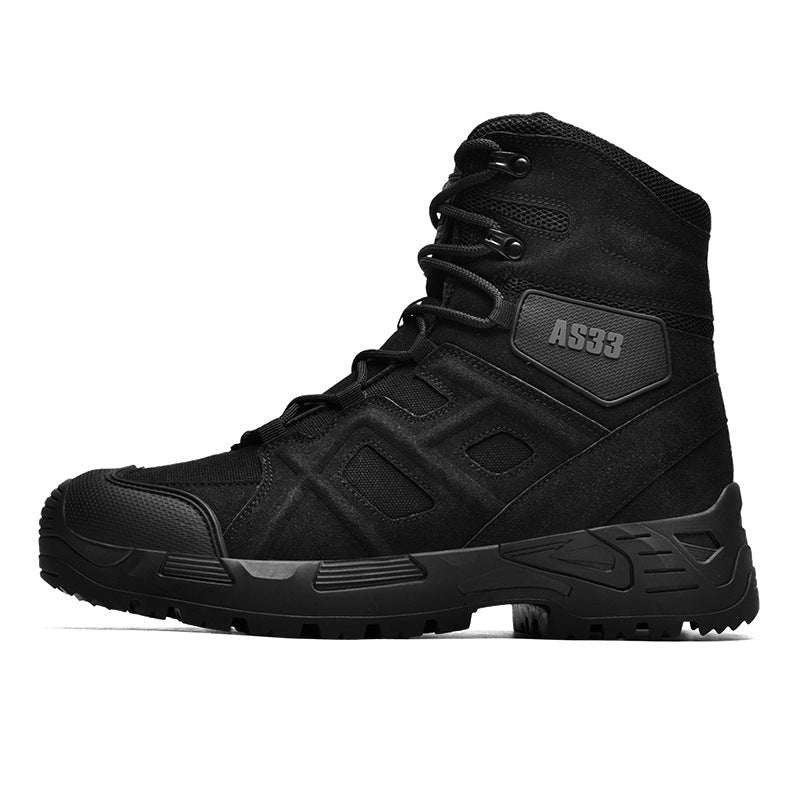 Herren strapazierfähige Tactical Boots mit hohem Schutz und rutschfester Sohle R&B