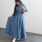 Damen Maxikleid R&B