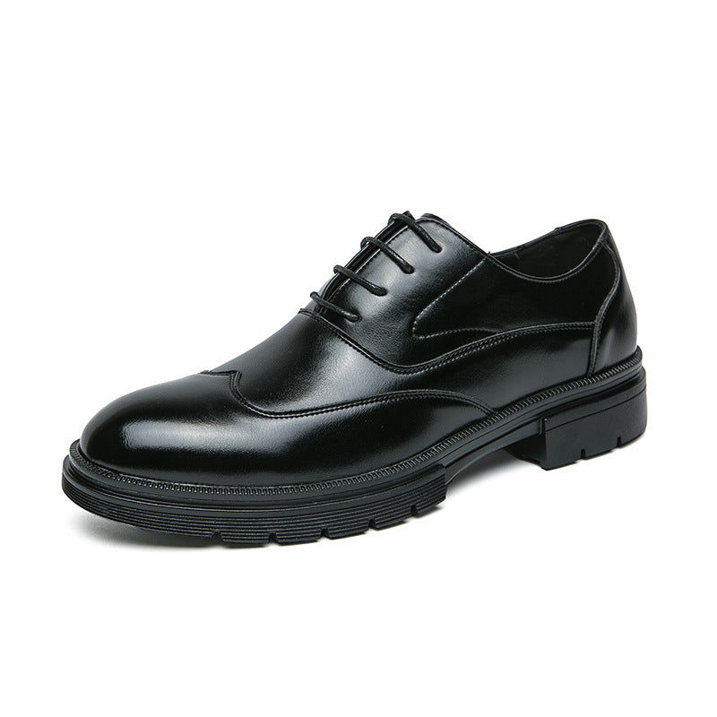 Damen Elegante Schnürschuhe mit hochwertigem Leder und rutschfester Sohle R&B
