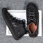 Herren Hochwertige und flexible Schnürboots mit rutschfester Sohle
