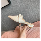 Damen Mules mit elegantem Knotendesign