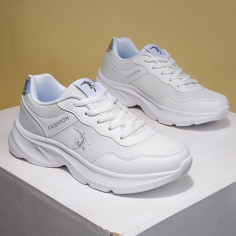 Damen Modische Sneaker mit atmungsaktiver Mesh-Oberfläche und flexibler Sohle R&B