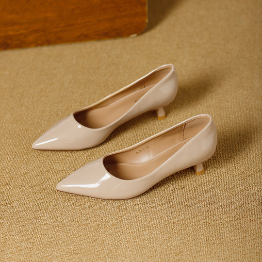 Damen elegante Pumps mit stilvollem Kittelsabsatz R&B