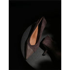 Damen spitze Pumps mit elegantem Veloursleder R&B