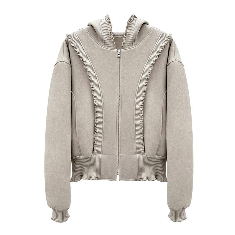 Damen Komfortable Loungehosen mit Rüschendetails R&B