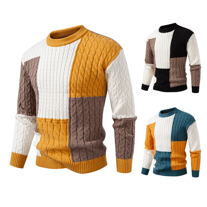 Herren modischer Strickpullover mit einzigartigem Muster und hohem Tragekomfort R&B