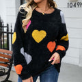 R&B | Strickpullover Mit Süßem Herzmuster