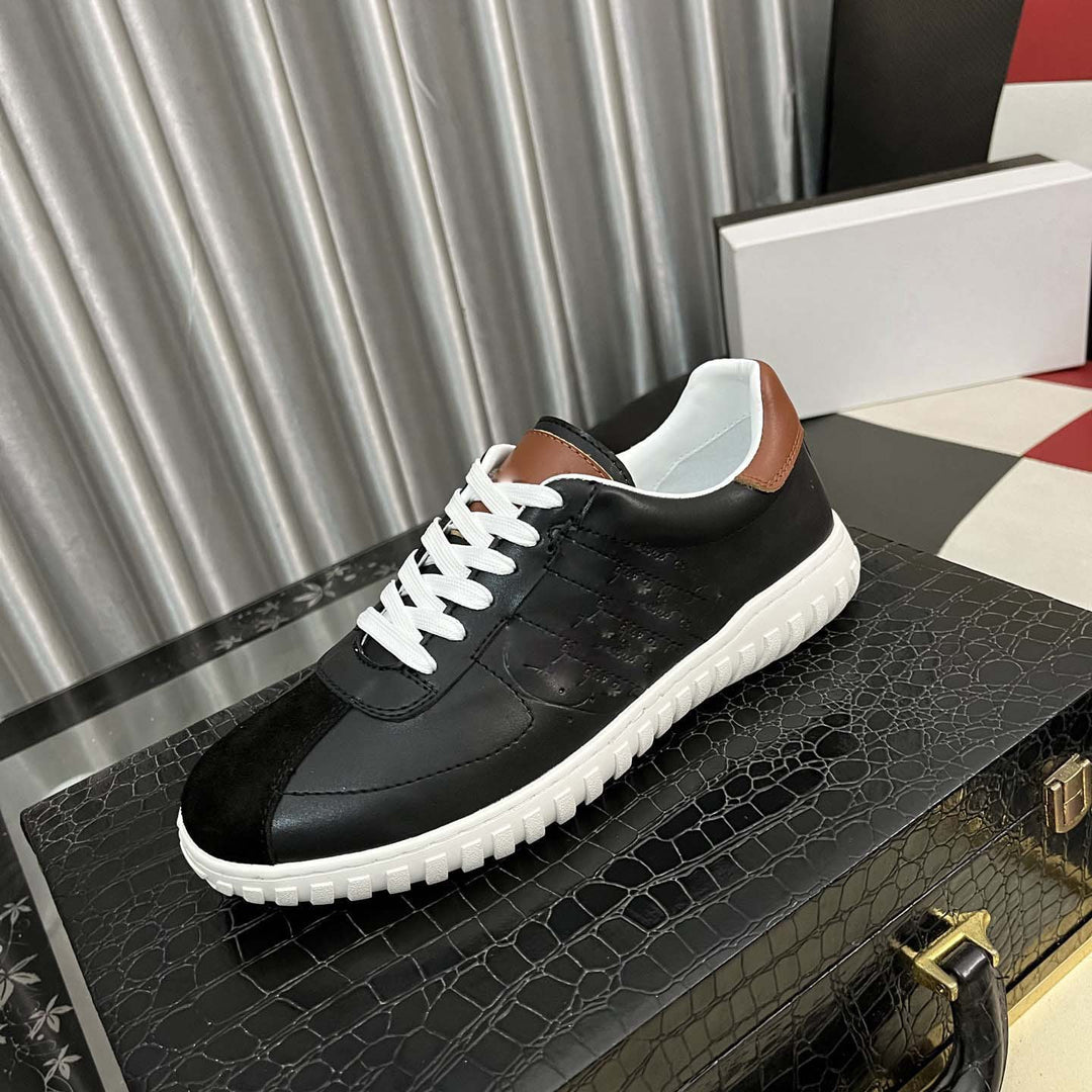 Damen Sportliche Sneaker mit stylischen Lederakzenten R&B