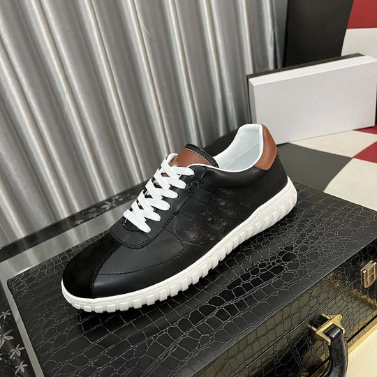 Damen Sportliche Sneaker mit stylischen Lederakzenten R&B