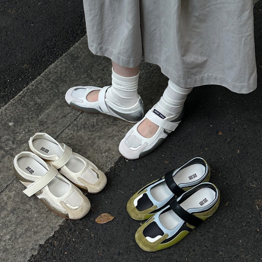Damen Sportliche Freizeitschuhe mit atmungsaktivem Obermaterial und verstellbarem Klettverschluss R&B