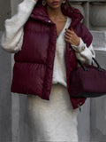 Damen Übergangsjacke im modischen Steppdesign mit hohem Kragen R&B