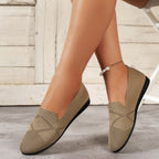 Damen Atmungsaktive Slip-On Schuhe mit elastischem Mesh-Obermaterial R&B