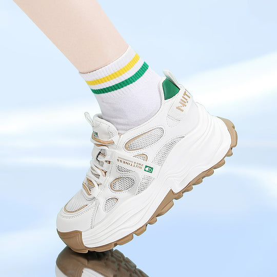 Damen Chunky Sneaker mit dämpfender Sohle und atmungsaktivem Obermaterial R&B