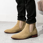 Damen Modische Chelsea-Boots mit elastischem Einsatz und rutschfester Sohle R&B