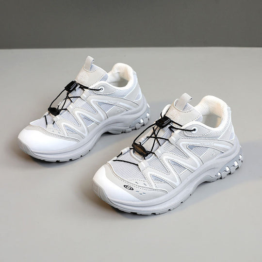 Damen Sportliche Laufschuhe mit elastischen Schnürsystem und atmungsaktiver Mesh-Oberfläche R&B