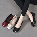 Damen Komfortable Ballerinas mit eleganter Schnallenverzierung R&B