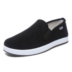 Damen Bequeme Samt-Slipper mit elastischem Einstieg und rutschfester Sohle R&B