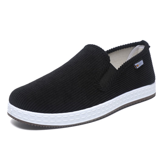 Damen Bequeme Samt-Slipper mit elastischem Einstieg und rutschfester Sohle R&B