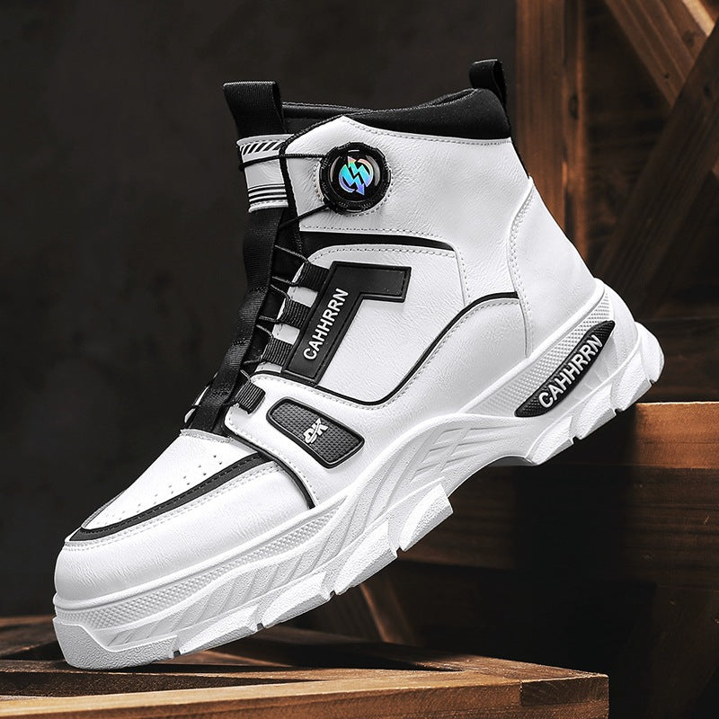Damen Hochwertige High-Top Sneakers mit innovativem Schnellschnürsystem R&B