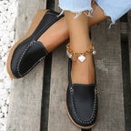 Damen Mokassins mit stilvoller Naht und rutschfester Sohle R&B
