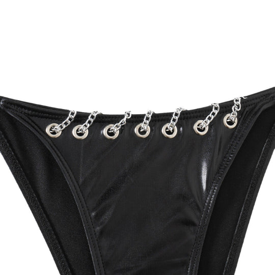 Damen verführerischer Triangel-Bikini mit detailverliebten Akzenten R&B