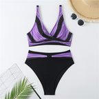 Damen Bikini-Set mit modernem Wickeldesign und figurbetonendem Schnitt R&B