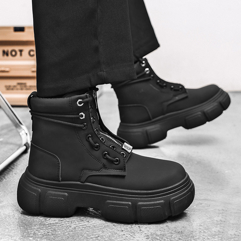 Damen robuste Combat Boots mit rutschfester Sohle und innovativem Schnürsystem R&B
