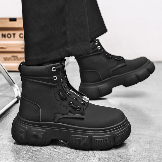 Damen robuste Combat Boots mit rutschfester Sohle und innovativem Schnürsystem R&B