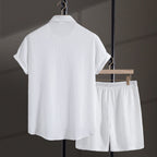 Damen Relaxed Fit Freizeitoberteil mit passender Shorts