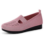 Damen Bequeme Slipper mit elastischem Riemen und atmungsaktivem Obermaterial