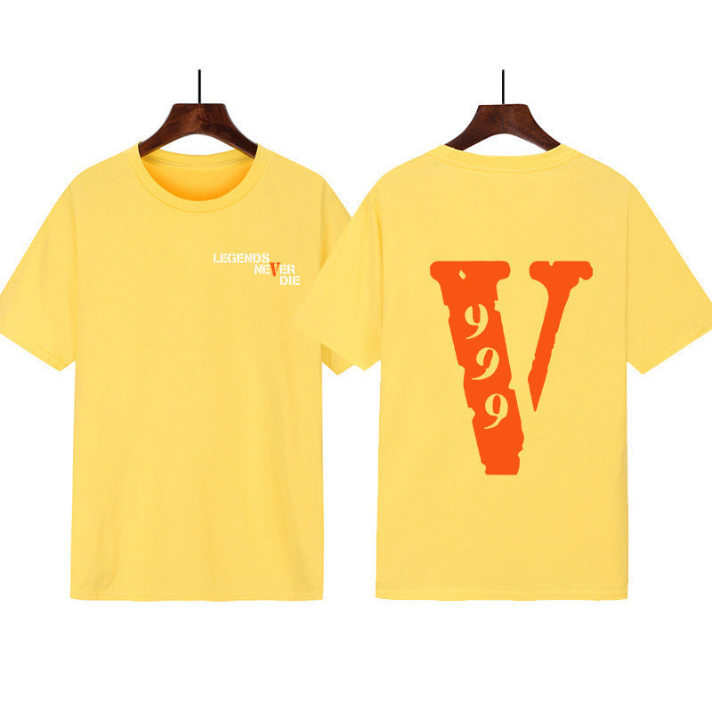 Damen Grafik T-Shirt mit originellem Schriftzug und kreativem Design R&B