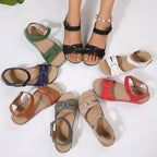 Damen Komfortable Sandalen mit verstellbarem Riemen und atmungsaktiver Sohle