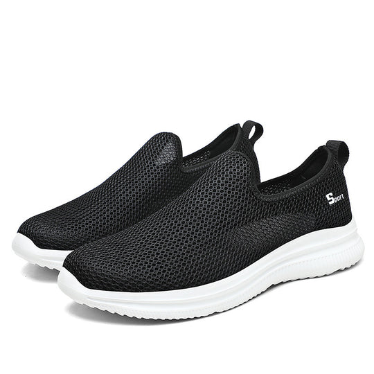Damen Atmungsaktive Slip-On Freizeitschuhe mit rutschfester Sohle R&B