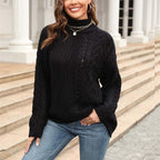 R&B | Zopfmuster Strickpullover im Klassischen Design