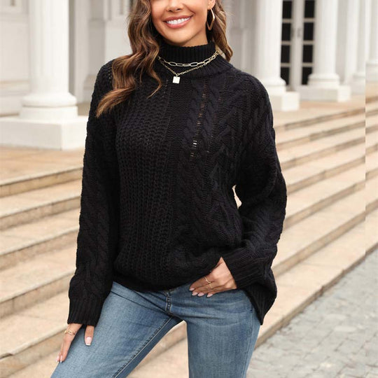 R&B | Zopfmuster Strickpullover im Klassischen Design