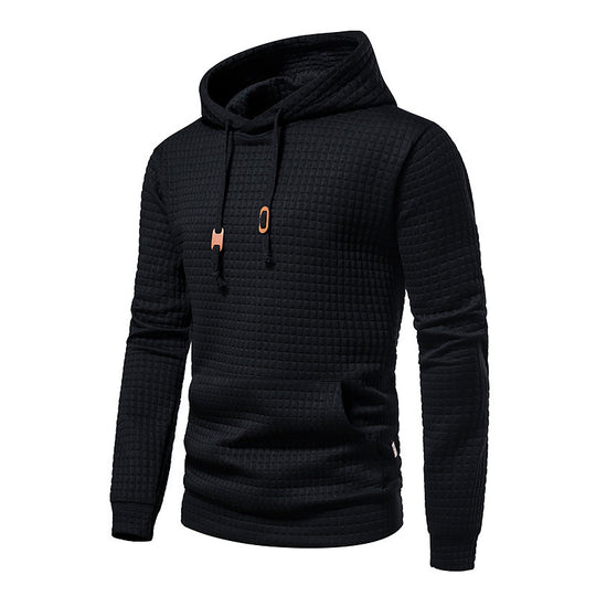 Herren modischer Kapuzenpullover mit strukturierter Oberfläche R&B