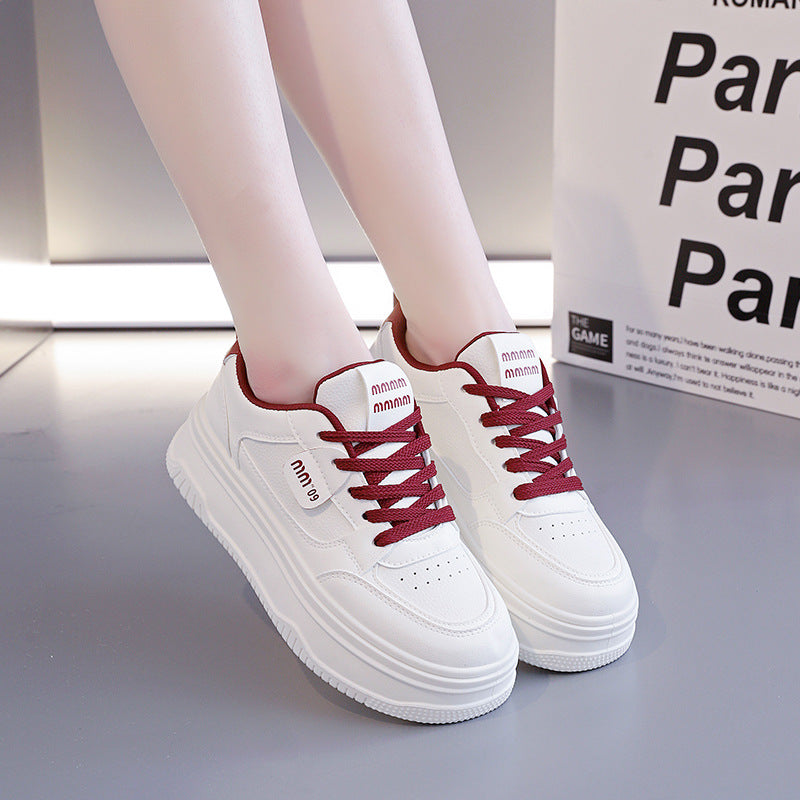 Damen modische Sneaker mit eleganter Plateausohle und atmungsaktiver Struktur R&B
