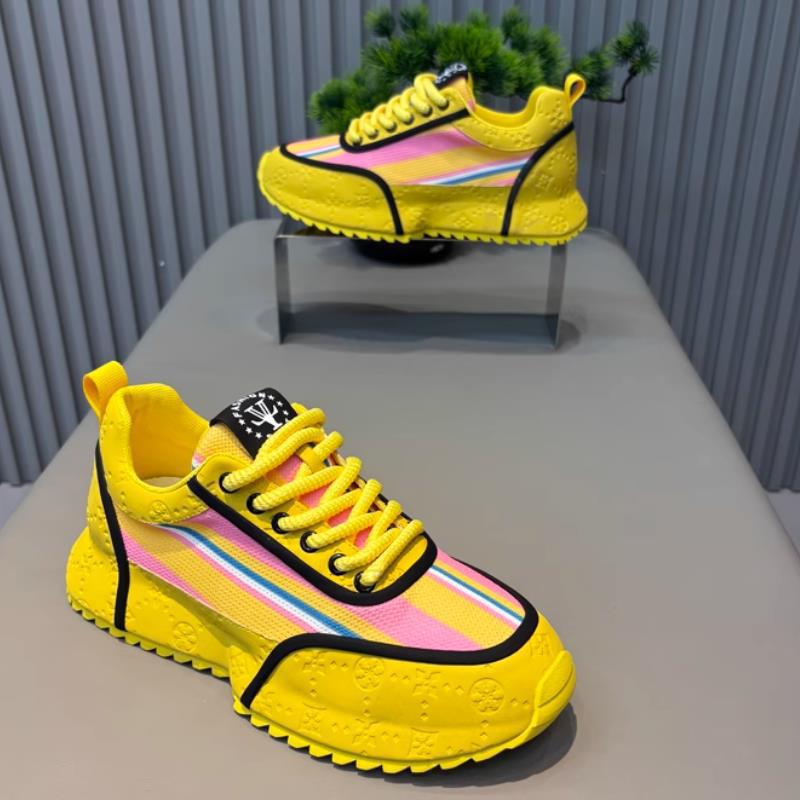 Damen Sportliche Sneakers mit atmungsaktivem Mesh und stoßdämpfender Sohle R&B